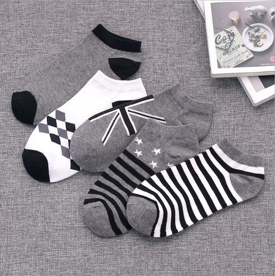 Low Ankle Socks Men and Women Black Ankle Sport Socks