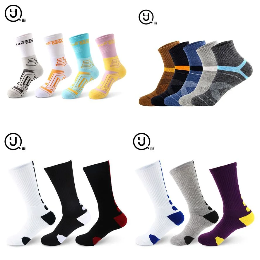 Training Socks Adult Football Socks Towel Bottom Over Knee-High Training Sport Socks Outdoor Running Soccer Socks