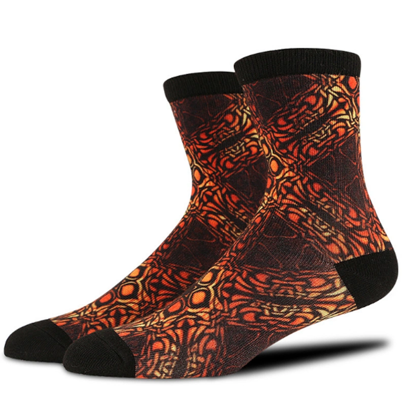 360 Whole Printing Socks Custom Sublimation Print Men Crew Tube Socks